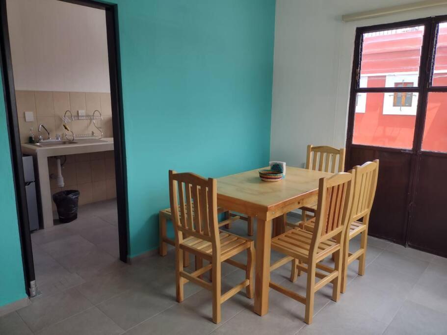 M1010 Agradable Departamento Centrico En Oaxaca Apartment Luaran gambar